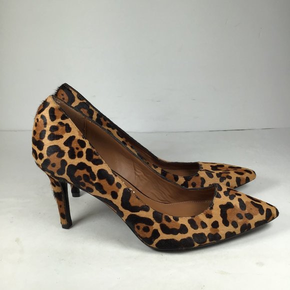 Calvin Klein Shoes - Calvin Klein Gayle Leopard Pumps Size 6.5